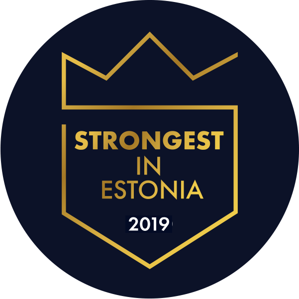 Strongest in Estonia Certificate 2019