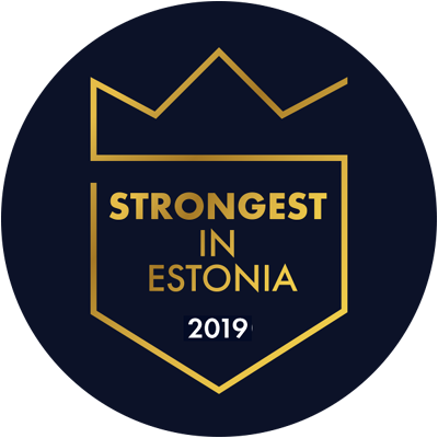 Strongest in Estonia Certificate 2019