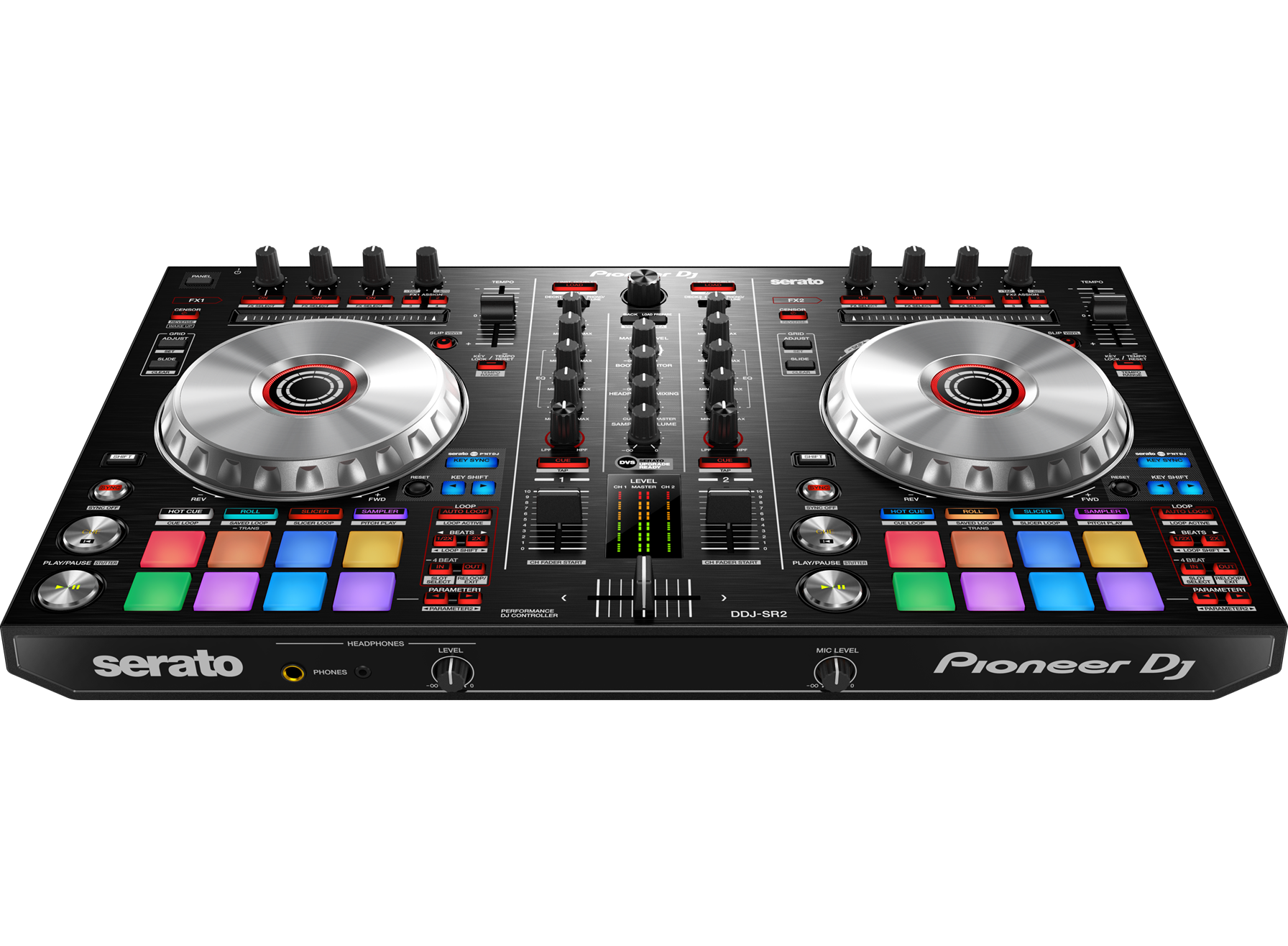 Контроллер для диджея. Pioneer DDJ-sr2. Pioneer DJ DDJ-sr2. DJ контроллер Pioneer DDJ-SR. Пионер диджейский пульт DDJ-sr2.