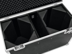 Roadinger Flightcase 2x LED THA-100F/THA-120PC