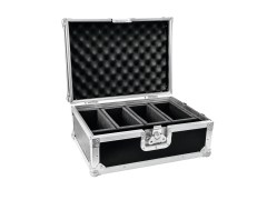 Roadinger Flightcase 4x AKKU Flat Light Series