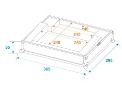 Roadinger Flightcase Easy Show